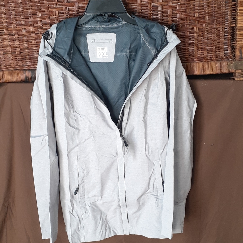 ☔ 32 Degrees Womens Rain Jacket Weatherproof